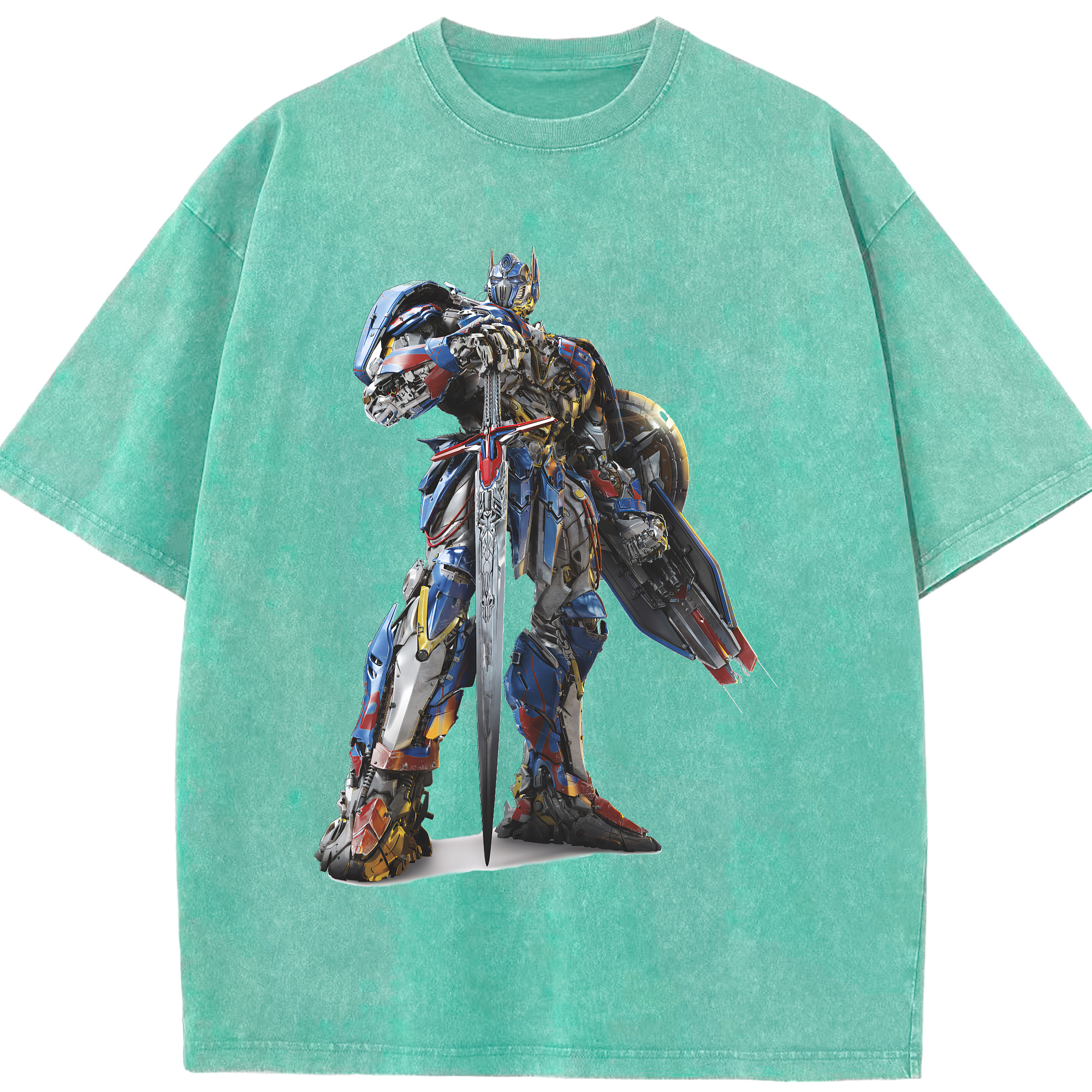 （画像用） Transformers トランスフォーマー 綿100% ヴィンテージ風 半袖Tシャツ（フロントプリント）